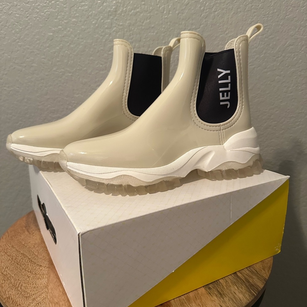 Lemon Jelly Rain Boot in Cotton - Picture 2 of 7